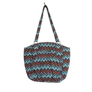 Vera Bradley (Retired) Sierra Stream Double Strap Large Quilted Shoulder Bag